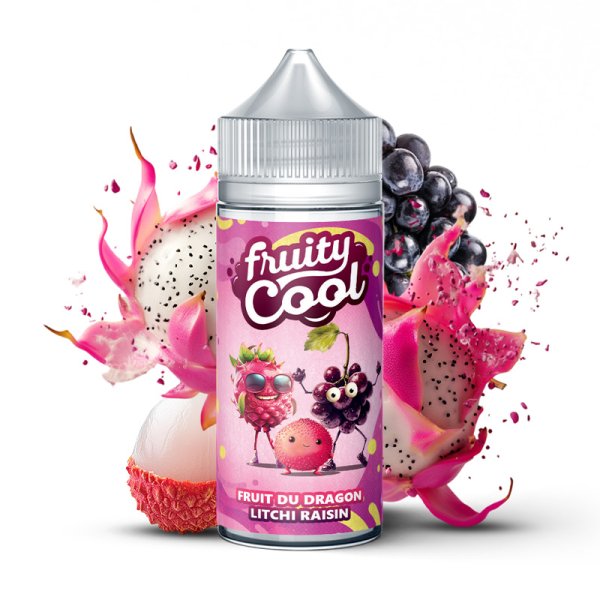 Fruit du Dragon Litchi Raisin 0mg 100ml - Fruity Cool