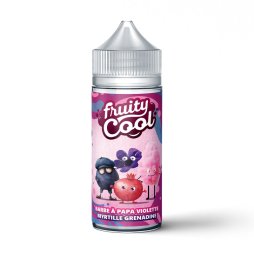 Barbe à Papa Violette Myrtille Grenadine 0mg 100ml - Fruity Cool