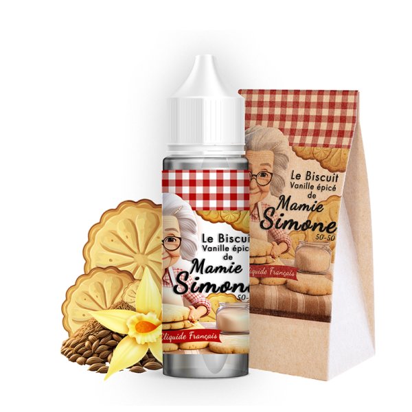 Mamie Simone 0mg 50ml - Les Douceurs de Mamie by Fifty Vape