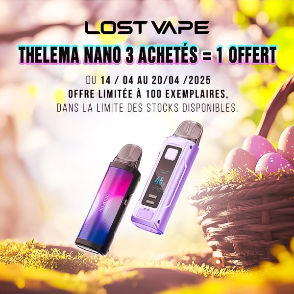 [Offer] 3+1 Kit Pod Thelema Nano 1500mAh - Lost Vape