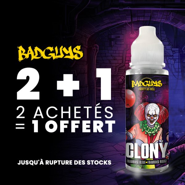 [Offer] 2+1 Clony 0mg 100ml - Bad Guys
