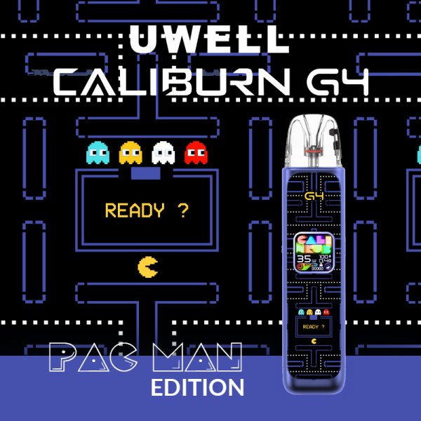 Kit Pod Caliburn G4 Pac Man Edition - Uwell