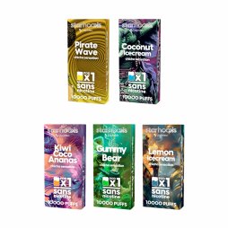 Cartouche Pré-remplie 0mg 10ml (1pcs) - Starhooks by Liquideo