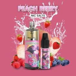 Puff 100% Légale Tornado 10000 Peach Berry 10/20mg