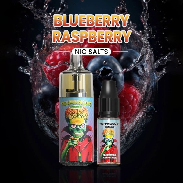 10000 Puff Blueberry Raspberry 10ml - Tornado by Gobar
