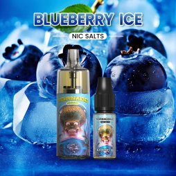 10000 Puff Blueberry Ice 10ml - Tornado by Gobar