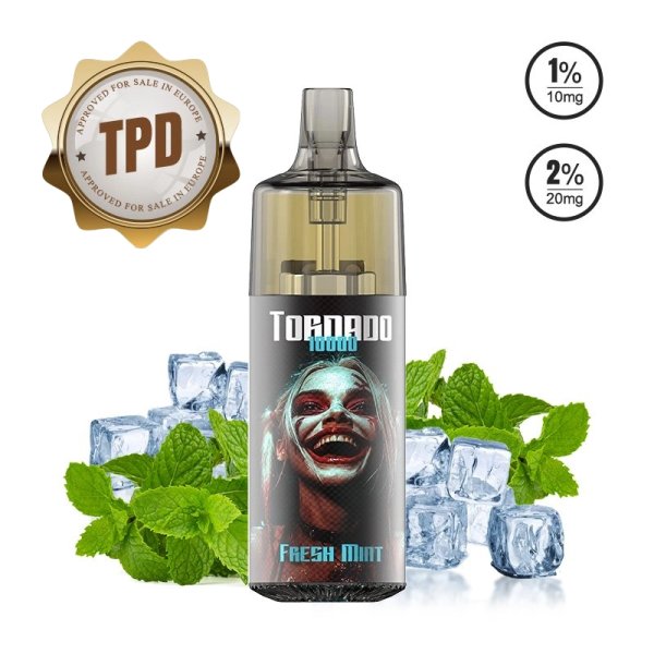 Puff Tornado 10000 TPD Europe Fresh Mint 10/20mg