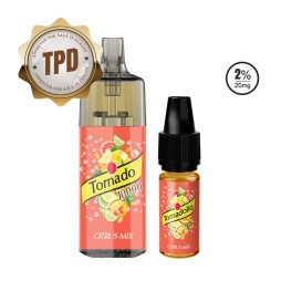 Puff Tornado 10000 TPD Europe Citrus Mix 10/20mg Drink Edition