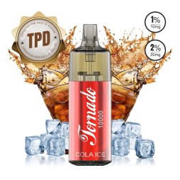 Puff Tornado 10000 TPD Europe Cola Ice 10/20mg Drink Edition