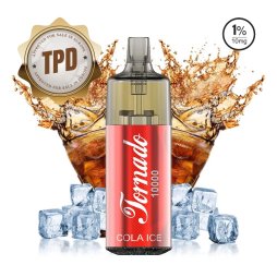Puff Tornado 10000 TPD Europe Cola Ice 10/20mg Drink Edition
