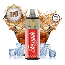 Puff Tornado 10000 TPD Europe Cola Ice 10/20mg Drink Edition