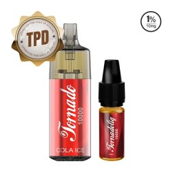 Puff Tornado 10000 TPD Europe Cola Ice 10/20mg Drink Edition