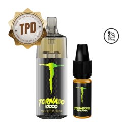 Puff Tornado 10000 TPD Europe Monster Drink 10/20mg Drink Edition