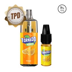 Puff Tornado 10000 TPD Europe Soda Orange 10/20mg Drink Edition