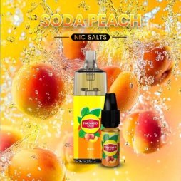 Puff Tornado 10000 TPD Europe Soda Peach 10/20mg Drink Edition