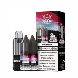Cartouche Cubic 30k 10+2ml (1pcs) + E-liquides 20mg 10ml (2pcs) - Crown Bar by Al Fakher