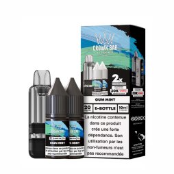 Cartouche Cubic 30k 10+2ml (1pcs) + E-liquides 20mg 10ml (2pcs) - Crown Bar by Al Fakher