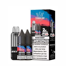 Cartouche Cubic 30k 10+2ml (1pcs) + E-liquides 20mg 10ml (2pcs) - Crown Bar by Al Fakher