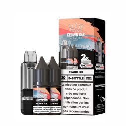 Cartouche Cubic 30k 10+2ml (1pcs) + E-liquides 20mg 10ml (2pcs) - Crown Bar by Al Fakher