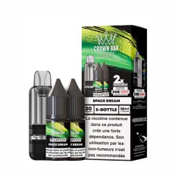 Cartouche Cubic 30k 10+2ml (1pcs) + E-liquides 20mg 10ml (2pcs) - Crown Bar by Al Fakher
