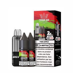 Cubic 30k Cartridge 10+2ml (1pcs) + E-liquids 20mg 10ml (2pcs) - Crown Bar by Al Fakher