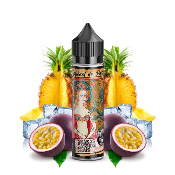 Mikael de Poissy (Ananas Passion Frais) 0mg 50ml - Tattoo Vape