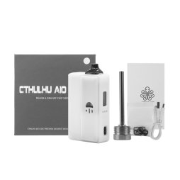 Kit Cthulhu RBA AIO 2 DNA80C White Delrin - Cthulhu Mods