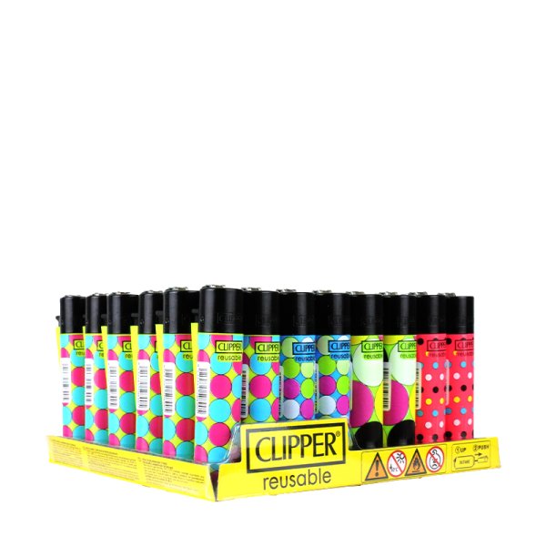 CP11RH Polka Dot Lighter (48pcs) - Clipper