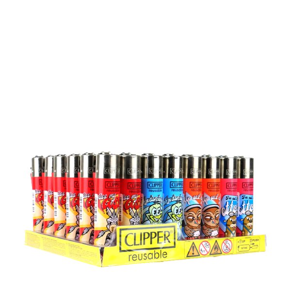 CP11RH Animal Quotes Lighter (48pcs) - Clipper CP11RH Animal Quotes Lighter (48pcs) - Clipper