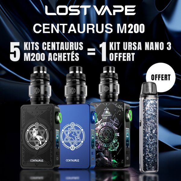 [Offer] 5+1 Pack Centaurus M200 - Lost Vape