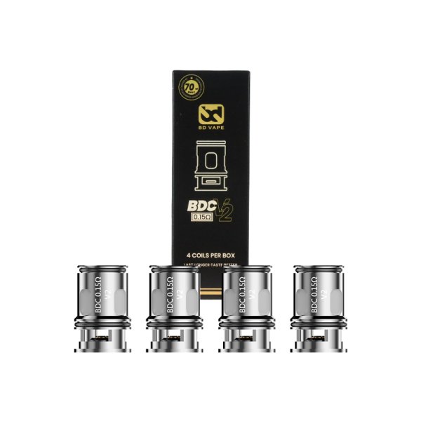 BDC 0.2/0.4Ω - 0.15/0.2/0.3Ω V2 coils (4pcs) - BD Vape