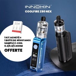 Pack Coolfire Z80 Nex + 1 Boîte de résitances Z-Coil 0.3/0.8/1.6ohm - Innokin