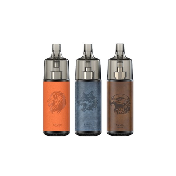 Skylin Empty Fillable Tornado Pod Lion Leather Orange - Gobar