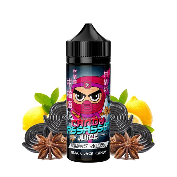 [Black Friday] Black Cobra 0mg 100ml - Candy Assassin Juice by Fantasi