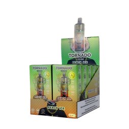 Tornado 10000 TPD Peach Ice 10/20mg - Gobar X Tornadoliq