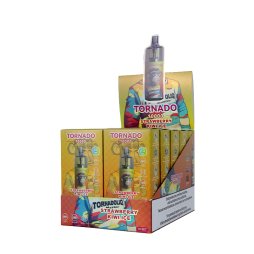 10000 Puff Strawberry Kiwi Ice 10ml - Tornado by Gobar