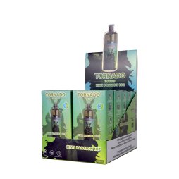 10000 Puff Kiwi Passion Ice 10ml - Tornado by Gobar
