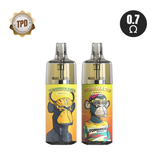 Tornado 10000 0.7Ω TPD Europe Monkey Edition 20mg - Gobar