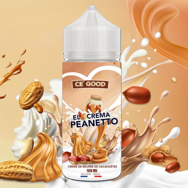 El Crema Peanetto 0mg 100ml - Ce' Good El Crema Peanetto 0mg 100ml - Ce' Good