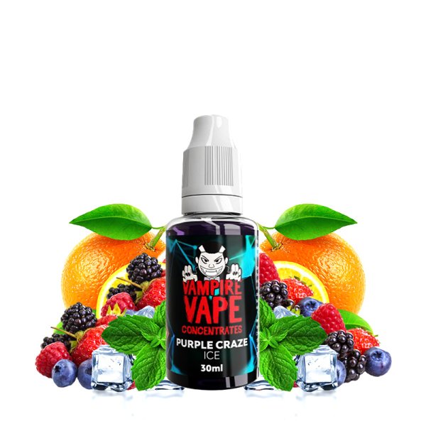 Concentrate Purple Craze Ice 30ml - Vampire Vape Concentrate Purple Craze Ice 30ml - Vampire Vape