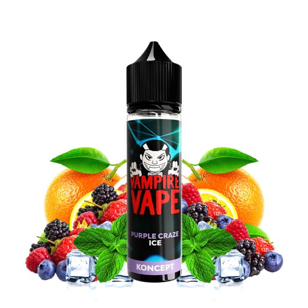 Purple Craze Ice 0mg 50ml - Koncept by Vampire Vape Purple Craze Ice 0mg 50ml - Koncept by Vampire Vape