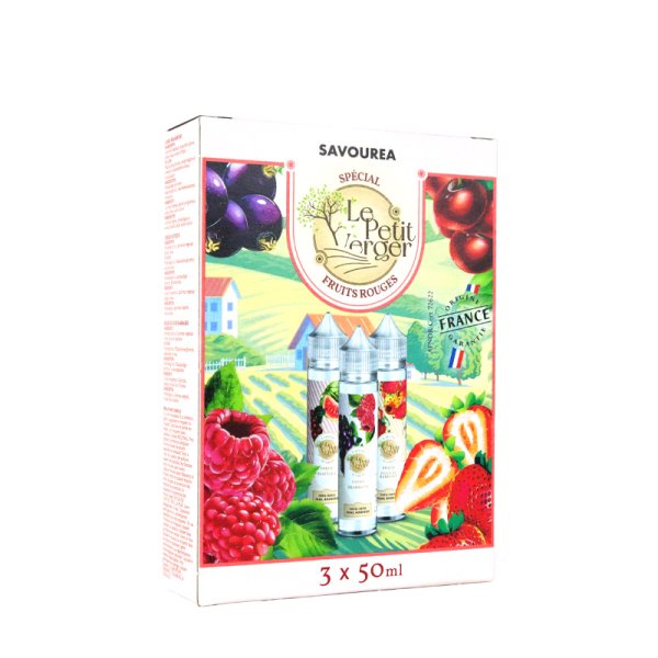 Spécial Pack Fruit Rouges 0mg 50ml (3pcs) - Le Petit Verger by Savourea