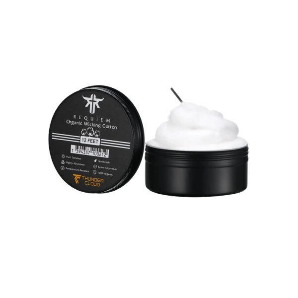 [Sample] Requiem Coton en Lacet Organique (12pcs) - Thunder Cloud X El Mono Vapeador