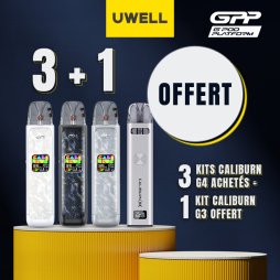 [Offre] 3+1 Pack Pod Caliburn G4/G3 - Uwell
