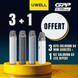 [Offre] 3+1 Pack Pod Caliburn G4 Mini/G3 Lite - Uwell