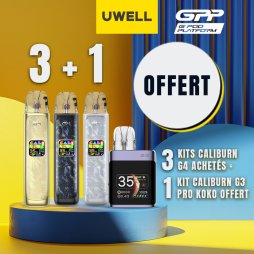 [Offre] 3+1 Pack Pod Caliburn G4/G3 Pro Koko - Uwell