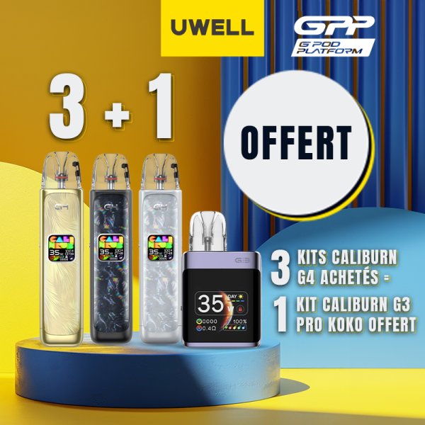 [Offer] 3+1 Kit Pod Caliburn G4/G3 Pro Koko - Uwell