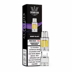 Cartouche Pré-remplie Pro Max 12k 20mg 10+2ml (1pcs) - Crown Bar by Al Fakher