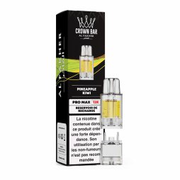 Cartouche Pré-remplie Pro Max 12k 20mg 10+2ml (1pcs) - Crown Bar by Al Fakher
