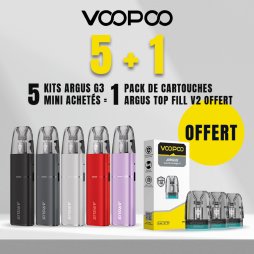 [Offre] 5+1 Pack Pod Argus G3 Mini 1500mAh - Voopoo